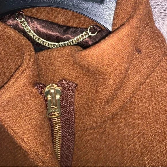 J.Crew Brown Trench Coat - Picture 2 of 5